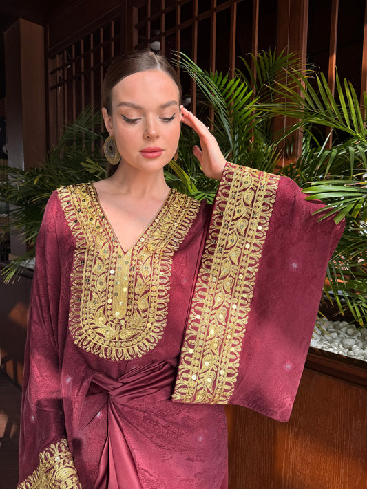 Royal Burgundy Set