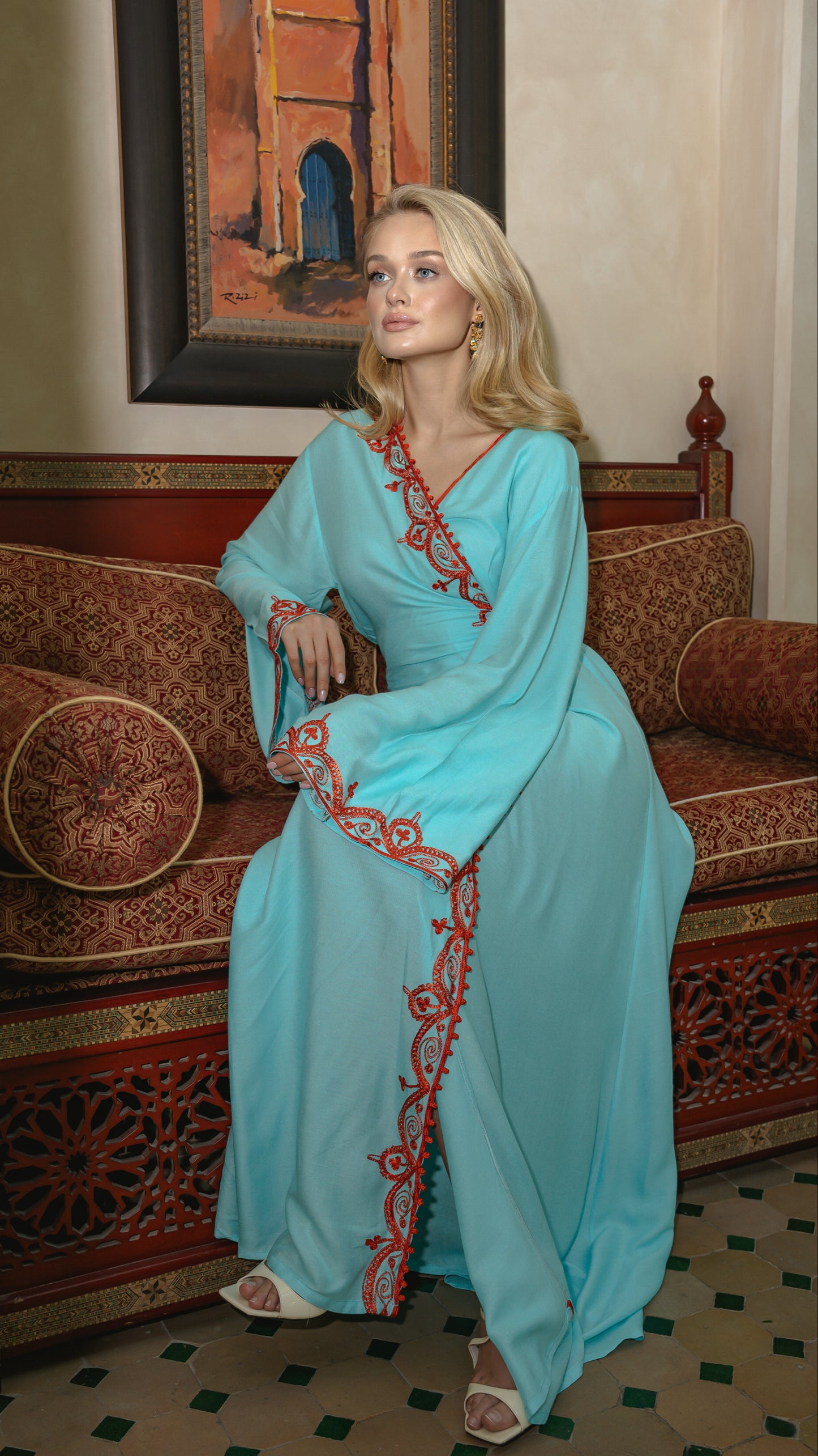 Wrap Morrocan Cotton Caftan