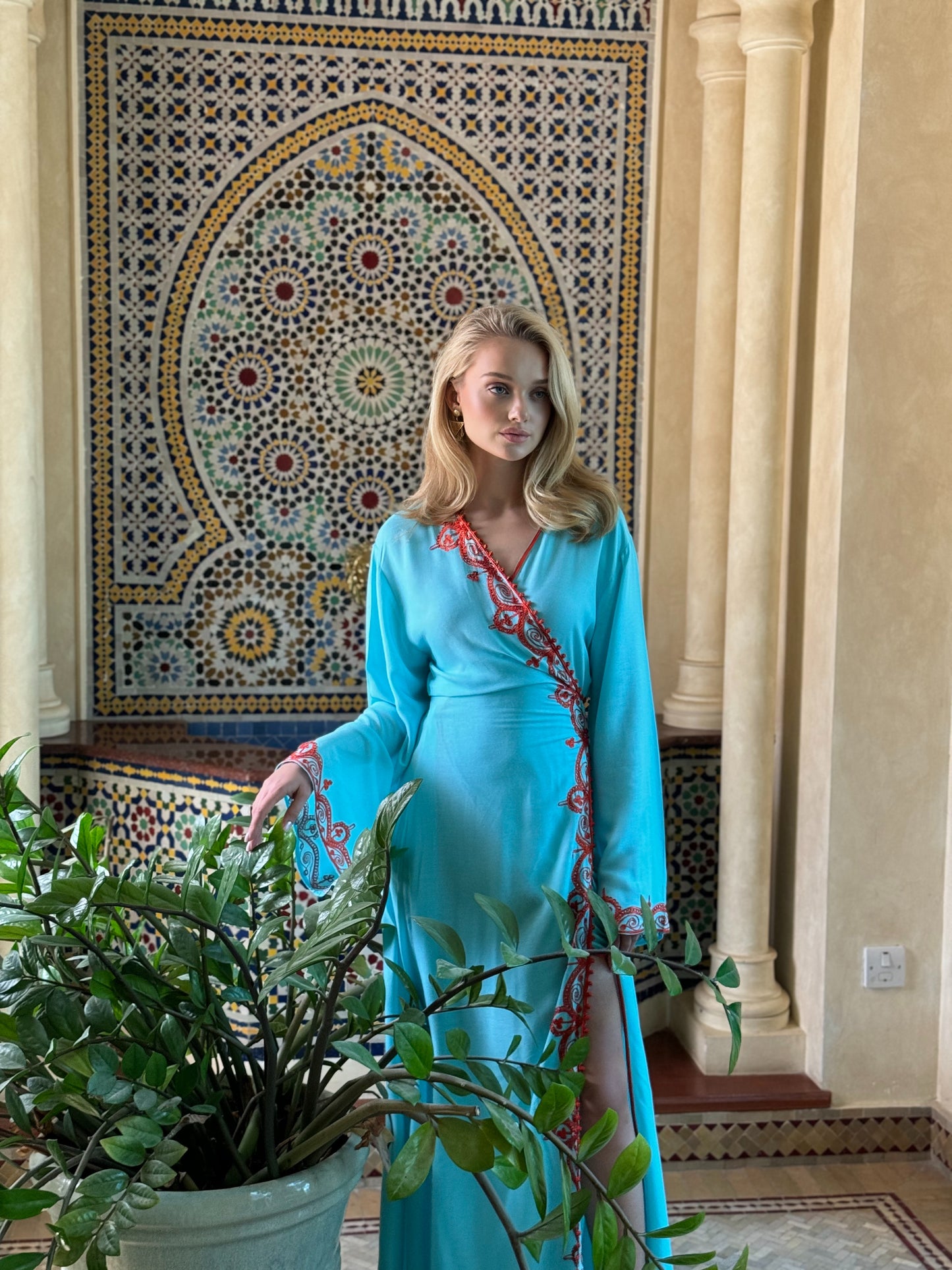 Wrap Morrocan Cotton Caftan